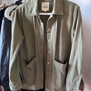 Sézane green jacket size medium